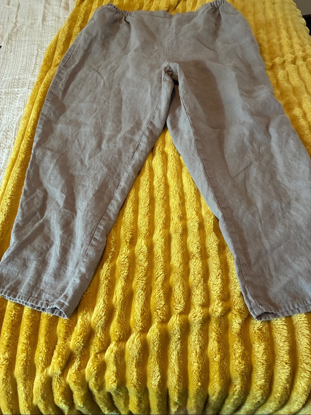 Flax Gray Women's Pants, could be called taupe, size L